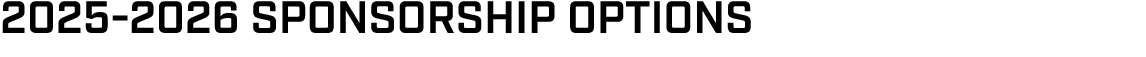 2025 2026 SPONSORSHIP OPTIONS