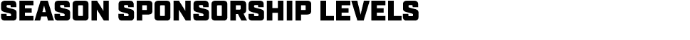SEASON SPONSORSHIP LEVELS