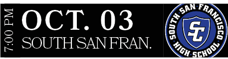 SOUTH SAN FRAN.,OCT. 03,7:00 P