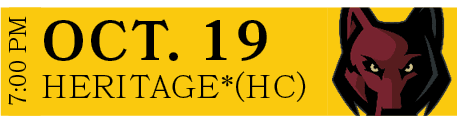 Heritage*(HC),SEPT. 19,7:00 P