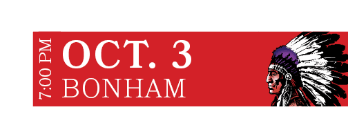 Bonham,OCT. 3,7:00 P