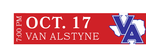 Van Alstyne,OCT. 17,7:00 P