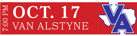 Van Alstyne,OCT. 17,7:00 P