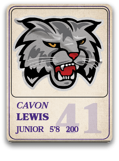 junior 5’8 200,lewis,cavon,4