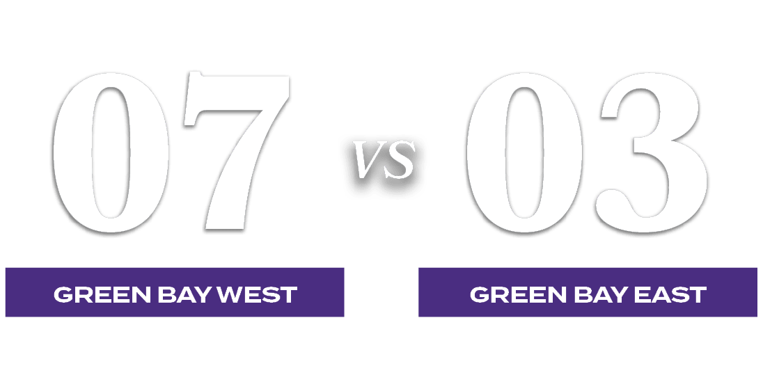 03,07,VS,GREEN BAY EAST,GREEN BAY WES