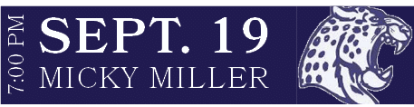 MICKY MILLER,SEPT. 19,7:00 P