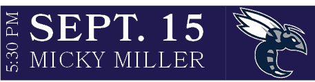 MICKY MILLER,SEPT. 15,5:30 PM
