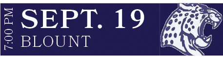 BLOUNT,SEPT. 19,7:00 P