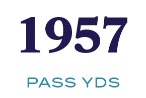 PASS YDS,195