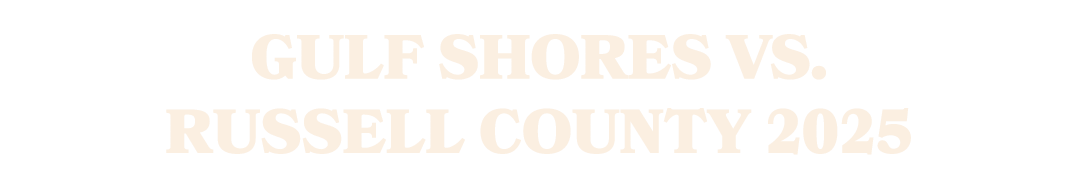 Gulf Shores vs. russell county 2025