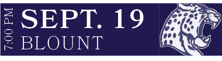 BLOUNT,SEPT. 19,7:00 P
