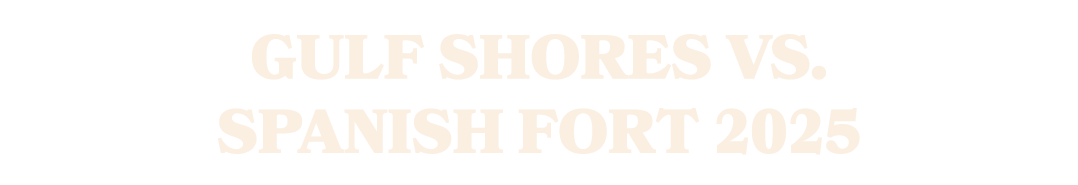 Gulf Shores vs. Spanish fort 2025