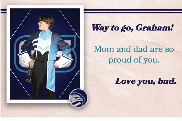 Way to go, Graham! Mom and dad are so proud of you. Love you, bud