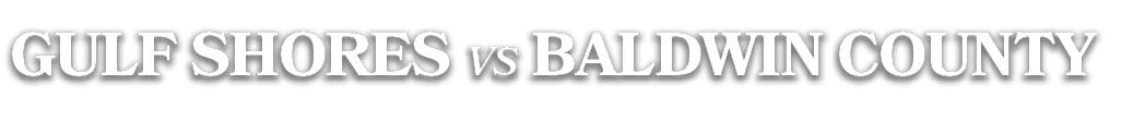 GULF SHORES vs BALDWIN COUNTY