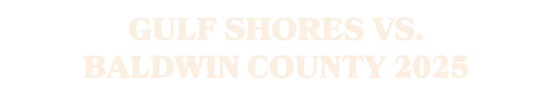 Gulf Shores vs. baldwin county 2025