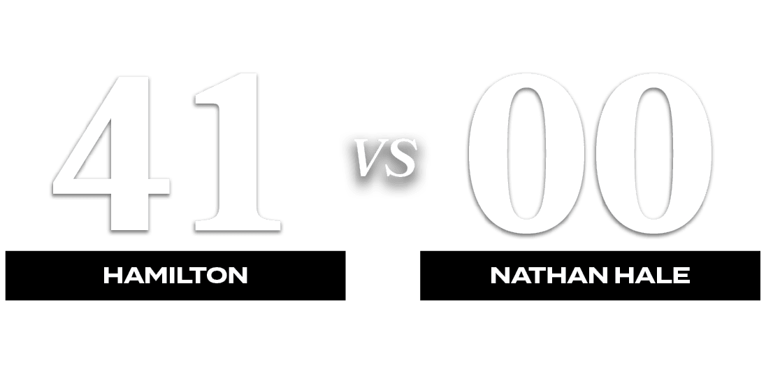 00,41,VS,NATHAN HALE,HAMILTO