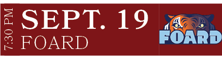 FOARD,SEPT. 19,7:30 P