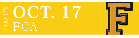FCA,OCT. 17,7:00 P