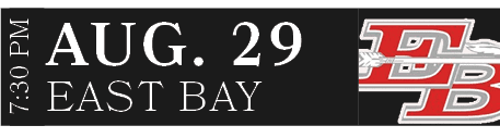EAST BAY,AUG. 29,7:30 P
