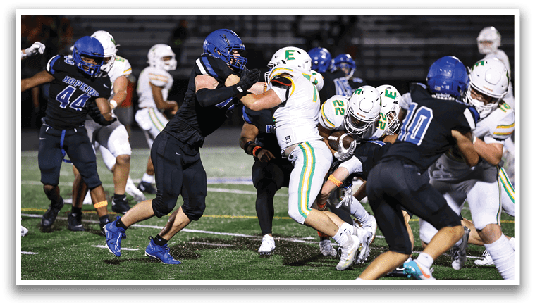 Hopkins vs. Edina at Hopkins High School on Thursday, August 28, 2025. Photo by Cheryl A. Myers