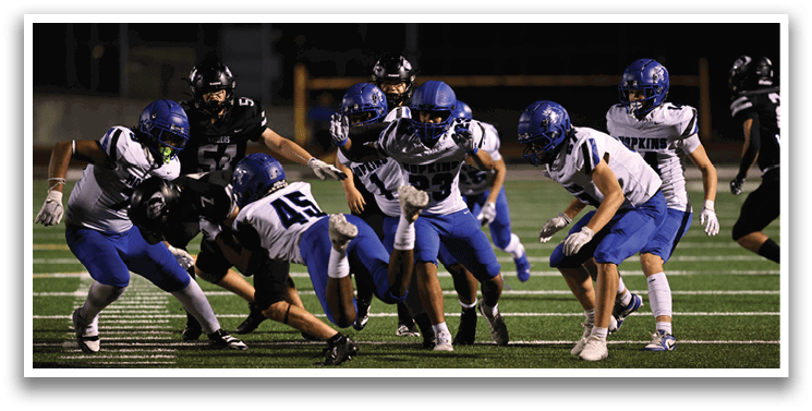 MSHSL Football Hopkins vs Roseville at Roseville Area High School on 9/26/2025. Photo by Cheryl A. Myers.