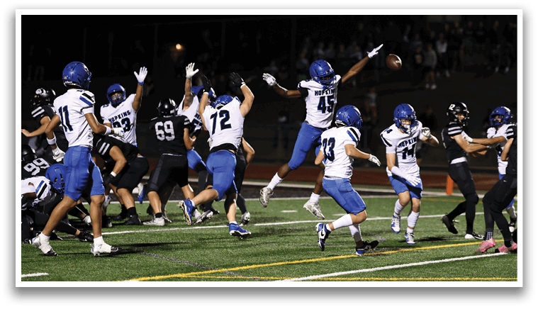 MSHSL Football Hopkins vs Roseville at Roseville Area High School on 9/26/2025. Photo by Cheryl A. Myers.