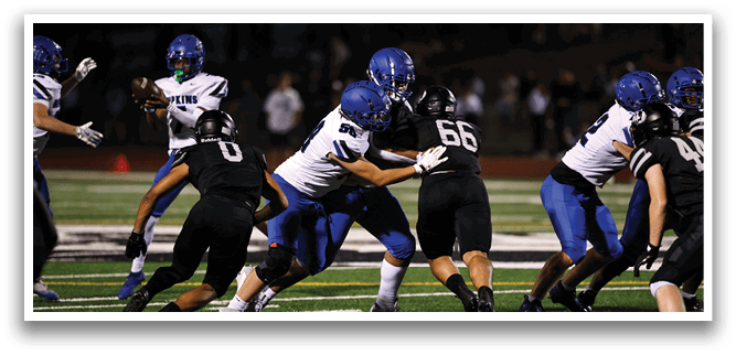 MSHSL Football Hopkins vs Roseville at Roseville Area High School on 9/26/2025. Photo by Cheryl A. Myers.