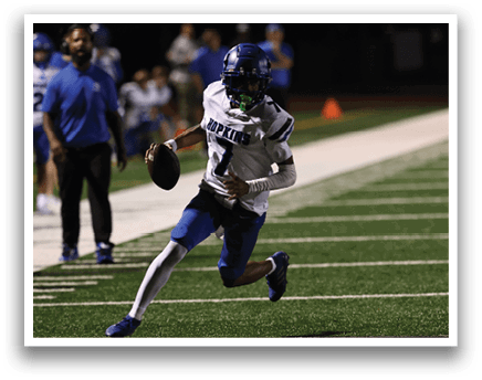MSHSL Football Hopkins vs Roseville at Roseville Area High School on 9/26/2025. Photo by Cheryl A. Myers.