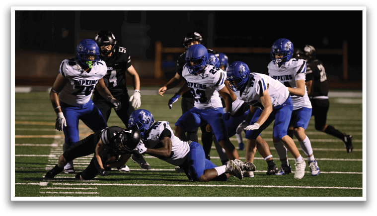 MSHSL Football Hopkins vs Roseville at Roseville Area High School on 9/26/2025. Photo by Cheryl A. Myers.