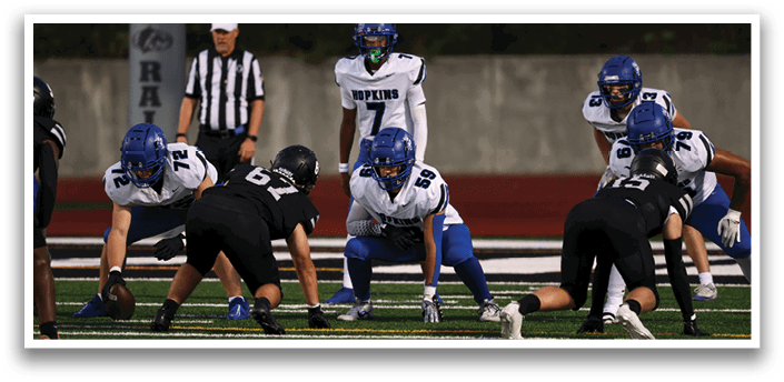 MSHSL Football Hopkins vs Roseville at Roseville Area High School on 9/26/2025. Photo by Cheryl A. Myers.