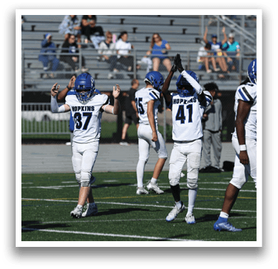 MSHSL Football Hopkins JV vs Roseville at Hopkins High School on 9/27/2025. Photo by Cheryl A. Myers.