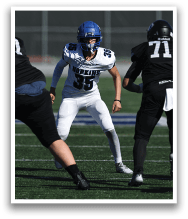 MSHSL Football Hopkins JV vs Roseville at Hopkins High School on 9/27/2025. Photo by Cheryl A. Myers.