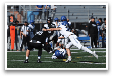 MSHSL Football Hopkins JV vs Roseville at Hopkins High School on 9/27/2025. Photo by Cheryl A. Myers.