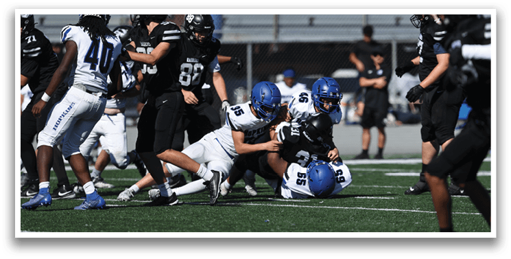 MSHSL Football Hopkins JV vs Roseville at Hopkins High School on 9/27/2025. Photo by Cheryl A. Myers.