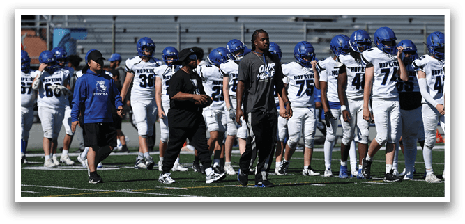 MSHSL Football Hopkins JV vs Roseville at Hopkins High School on 9/27/2025. Photo by Cheryl A. Myers.
