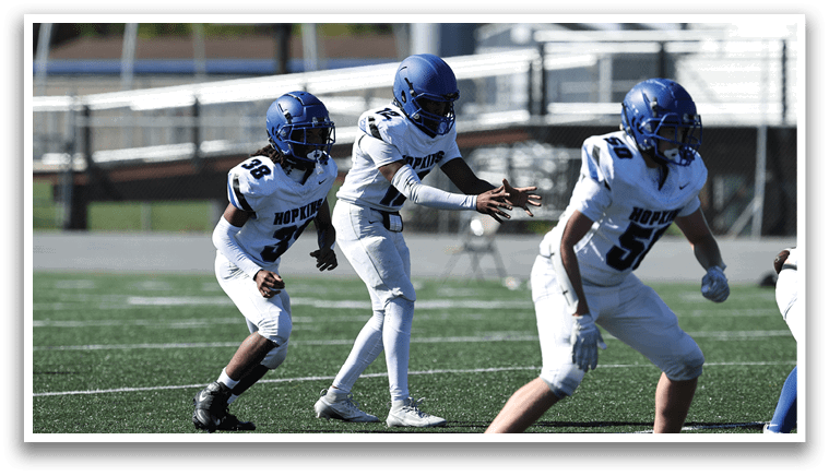 MSHSL Football Hopkins JV vs Roseville at Hopkins High School on 9/27/2025. Photo by Cheryl A. Myers.