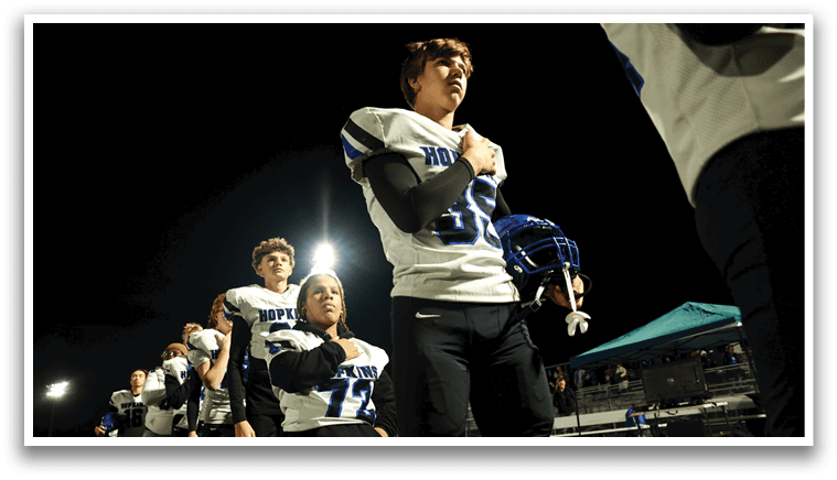 Hopkins vs Centennial at Centennial High School on Friday, October 24, 2025. Photo by Cheryl A. Myers