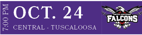 CENTRAL - TUSCALOOSA,OCT. 24,7:00 P