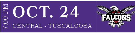 CENTRAL TUSCALOOSA,OCT. 24,7:00 P