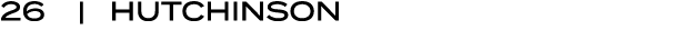26 | HUTCHINSON