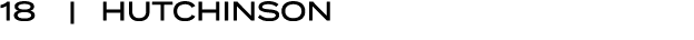 18 | HUTCHINSON