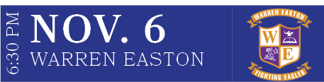 WARREN EASTON,NOV. 6,6:30 P