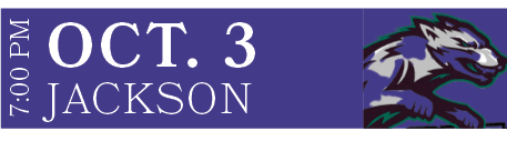JACKSON,OCT. 3,7:00 P