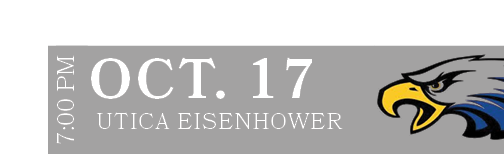 Utica Eisenhower,OCT. 17,7:00 P