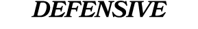 Defensive