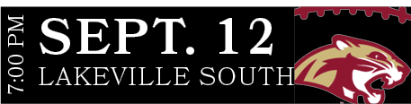 LAKEVILLE SOUTH,SEPT. 12,7:00 P
