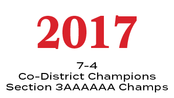 7-4 Co-District Champions Section 3AAAAAA Champs,201