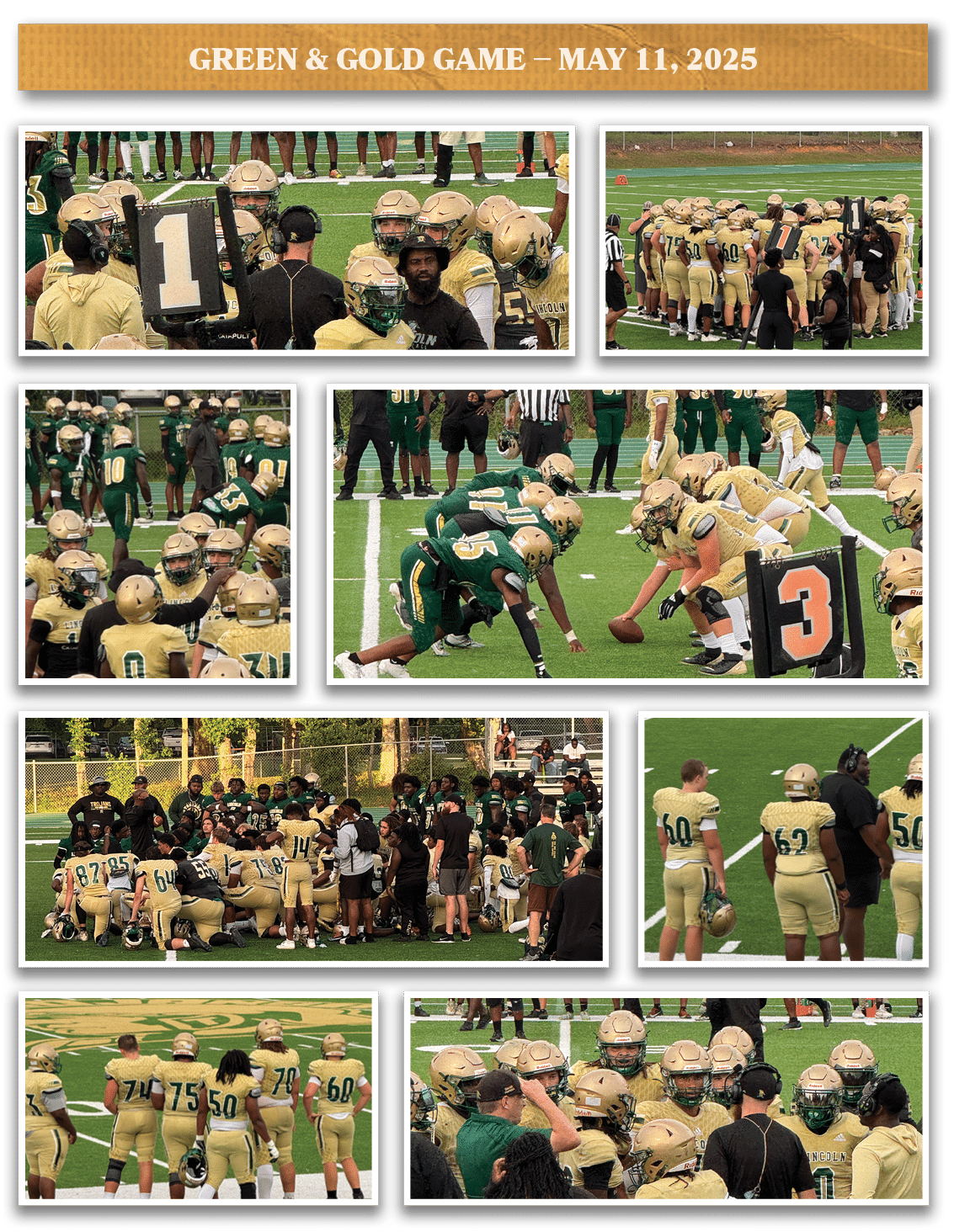 Green & Gold Game – May 11, 202