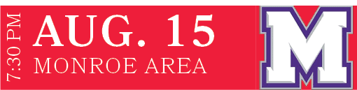 MONROE AREA,AUG. 15,7:30 P