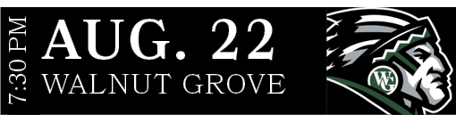 WALNUT GROVE,AUG. 22,7:30 P